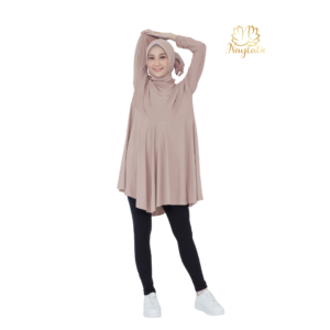 𝐍𝐚𝐲𝐥𝐚𝐭𝐮 - Manset Rok Baju Atasan Olahraga Wanita Lengan Panjang