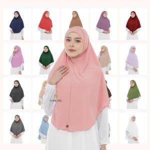 Naylatu Hijab Bergo Melayu Soft Inner Hafsah Jersey